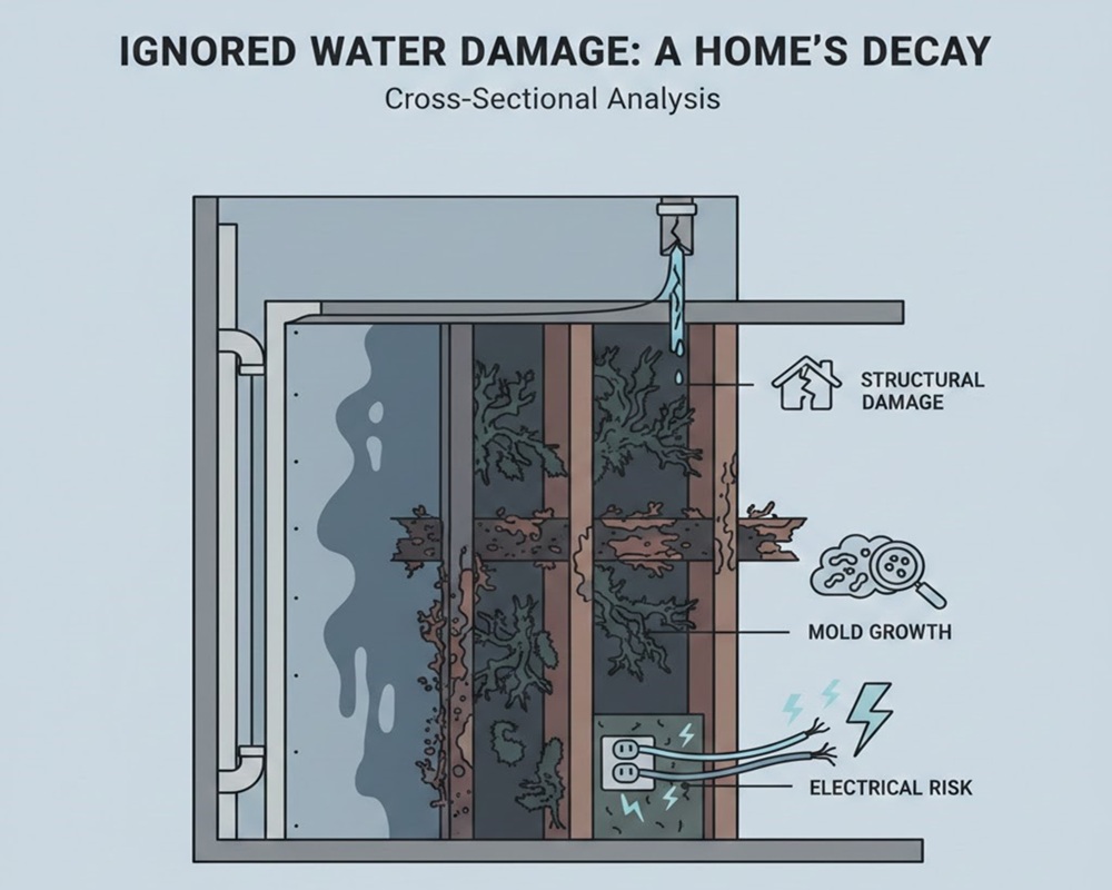 Ignored water damage