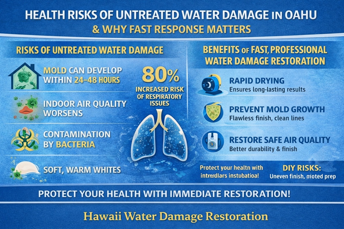 The Health Risks of Untreated Water Damage